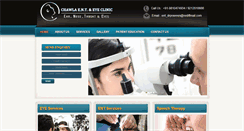 Desktop Screenshot of chawlaentandeyeclinic.com