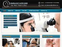 Tablet Screenshot of chawlaentandeyeclinic.com